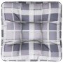 Cojín para sofá de palets de tela a cuadros gris de , Cojines para sillas y sofás - Ref: Foro24-360892, Precio: 21,65 €, Desc...