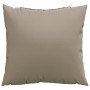 Cojines de sofá 4 unidades tela gris taupé 50x50 cm de , Cojines para sillas y sofás - Ref: Foro24-360389, Precio: 51,76 €, D...