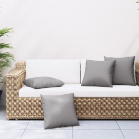 Cojines de sofá 4 unidades tela gris 60x60 cm de , Cojines para sillas y sofás - Ref: Foro24-360404, Precio: 65,07 €, Descuen...