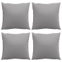Cojines de sofá 4 unidades tela gris 60x60 cm de , Cojines para sillas y sofás - Ref: Foro24-360404, Precio: 65,07 €, Descuen...