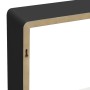 Estantes cubo de pared 3 unidades MDF negro en Estanterías | Comprar online en Foru.es