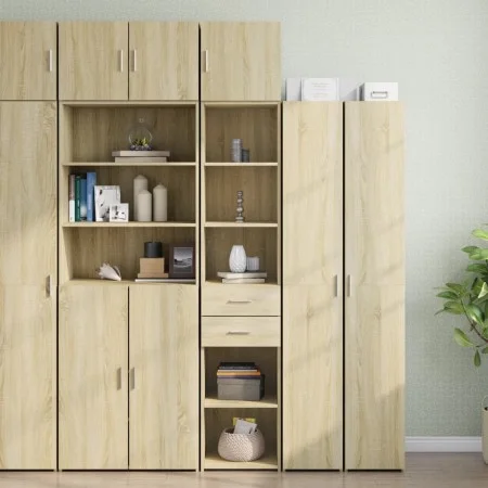 Armario estrecho madera ingeniería roble Sonoma 40x42,5x225 cm by , Sideboards - Ref: Foro24-3281275, Price: 171,65 €, Discou...