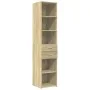 Armario estrecho madera ingeniería roble Sonoma 40x42,5x225 cm by , Sideboards - Ref: Foro24-3281275, Price: 171,65 €, Discou...