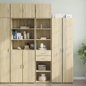 Armario estrecho madera ingeniería roble Sonoma 45x42,5x225 cm by , Sideboards - Ref: Foro24-3281296, Price: 162,25 €, Discou...