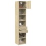 Armario estrecho madera ingeniería roble Sonoma 45x42,5x225 cm de , Aparadores - Ref: Foro24-3281296, Precio: 164,87 €, Descu...