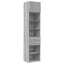 Armario estrecho madera ingeniería gris Sonoma 50x42,5x225 cm de , Aparadores - Ref: Foro24-3281313, Precio: 180,51 €, Descue...