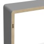 Estantes cubo de pared 3 unidades MDF gris en Estanterías | Comprar online en Foru.es