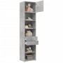 Armario estrecho madera ingeniería gris hormigón 50x42,5x225 cm de , Aparadores - Ref: Foro24-3281311, Precio: 174,78 €, Desc...