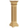 Soporte plantas pilar cuadrado madera clara 17x17x66 cm MDF en Soportes para macetas | Comprar online en Foru.es