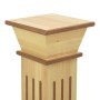 Soporte plantas pilar cuadrado madera clara 17x17x66 cm MDF en Soportes para macetas | Comprar online en Foru.es
