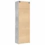 Armario de madera de ingeniería gris hormigón 70x42,5x225 cm de , Aparadores - Ref: Foro24-3281318, Precio: 213,19 €, Descuen...