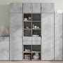 Armario de madera de ingeniería gris hormigón 70x42,5x225 cm de , Aparadores - Ref: Foro24-3281339, Precio: 202,38 €, Descuen...