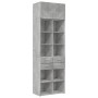 Armario de madera de ingeniería gris hormigón 70x42,5x225 cm de , Aparadores - Ref: Foro24-3281339, Precio: 202,38 €, Descuen...