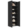 Armario de madera de ingeniería negro 80x42,5x225 cm de , Aparadores - Ref: Foro24-3281351, Precio: 268,51 €, Descuento: %