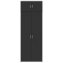 Armario de madera de ingeniería negro 80x42,5x225 cm de , Aparadores - Ref: Foro24-3281351, Precio: 268,51 €, Descuento: %