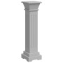 Soporte plantas pilar cuadrado clásico gris 17x17x66 cm MDF en Soportes para macetas | Comprar online en Foru.es