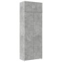 Armario de madera de ingeniería gris hormigón 80x42,5x225 cm de , Aparadores - Ref: Foro24-3281353, Precio: 254,95 €, Descuen...