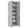 Armario de madera de ingeniería gris hormigón 80x42,5x225 cm de , Aparadores - Ref: Foro24-3281353, Precio: 254,95 €, Descuen...
