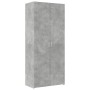 Armario de madera de ingeniería gris hormigón 80x42,5x225 cm de , Aparadores - Ref: Foro24-3281353, Precio: 254,95 €, Descuen...