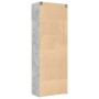 Armario de madera de ingeniería gris hormigón 80x42,5x225 cm de , Aparadores - Ref: Foro24-3281353, Precio: 254,95 €, Descuen...