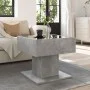 Mesa de centro y LED madera ingeniería gris hormigón 50x50x45cm de , Mesas de centro - Ref: Foro24-847528, Precio: 90,69 €, D...