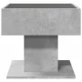 Mesa de centro y LED madera ingeniería gris hormigón 50x50x45cm de , Mesas de centro - Ref: Foro24-847528, Precio: 90,69 €, D...