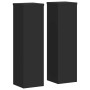 Soporte de plantas 2 uds madera ingeniería negro 17x17x60 cm de , Soportes para macetas - Ref: Foro24-852934, Precio: 41,31 €...