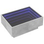 Mesa de centro y LED madera ingeniería gris hormigón 70x50x30cm de , Mesas de centro - Ref: Foro24-847514, Precio: 119,97 €, ...