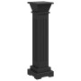 Soporte plantas pilar cuadrado clásico negro 17x17x66 cm MDF en Soportes para macetas | Comprar online en Foru.es