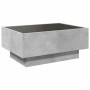 Mesa de centro y LED madera ingeniería gris hormigón 70x50x30cm de , Mesas de centro - Ref: Foro24-847514, Precio: 119,97 €, ...
