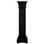 Soporte plantas pilar cuadrado clásico negro 17x17x66 cm MDF en Soportes para macetas | Comprar online en Foru.es