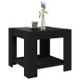 Mesa de centro con LED madera de ingeniería negro 53x53x45 cm de , Mesas de centro - Ref: Foro24-847540, Precio: 97,78 €, Des...