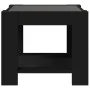 Mesa de centro con LED madera de ingeniería negro 53x53x45 cm de , Mesas de centro - Ref: Foro24-847540, Precio: 96,22 €, Des...