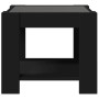 Mesa de centro con LED madera de ingeniería negro 53x53x45 cm de , Mesas de centro - Ref: Foro24-847540, Precio: 97,78 €, Des...
