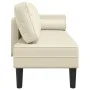 Sofá diván con cojines cuero sintético crema de , Divanes - Ref: Foro24-4007565, Precio: 160,54 €, Descuento: %