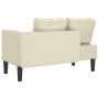 Sofá diván con cojines cuero sintético crema de , Divanes - Ref: Foro24-4007565, Precio: 162,91 €, Descuento: %