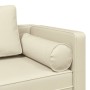 Sofá diván con cojines cuero sintético crema de , Divanes - Ref: Foro24-4007565, Precio: 162,91 €, Descuento: %