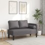 Sofá diván con cojines cuero sintético gris de , Divanes - Ref: Foro24-4007567, Precio: 155,03 €, Descuento: %