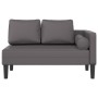 Sofá diván con cojines cuero sintético gris de , Divanes - Ref: Foro24-4007567, Precio: 155,03 €, Descuento: %