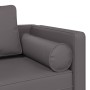 Sofá diván con cojines cuero sintético gris de , Divanes - Ref: Foro24-4007567, Precio: 155,03 €, Descuento: %