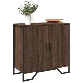 Aparador madera de ingeniería roble marrón 78x35,5x74,5 cm de , Aparadores - Ref: Foro24-848543, Precio: 69,96 €, Descuento: %