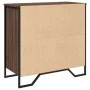 Aparador madera de ingeniería roble marrón 78x35,5x74,5 cm de , Aparadores - Ref: Foro24-848543, Precio: 69,96 €, Descuento: %