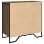 Aparador madera de ingeniería roble marrón 78x35,5x74,5 cm de , Aparadores - Ref: Foro24-848543, Precio: 70,60 €, Descuento: %