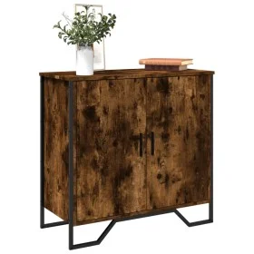 Aparador madera de ingeniería roble ahumado 78x35,5x74,5 cm by , Sideboards - Ref: Foro24-848541, Price: 63,98 €, Discount: %