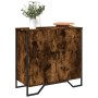 Aparador madera de ingeniería roble ahumado 78x35,5x74,5 cm de , Aparadores - Ref: Foro24-848541, Precio: 64,81 €, Descuento: %