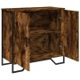 Aparador madera de ingeniería roble ahumado 78x35,5x74,5 cm de , Aparadores - Ref: Foro24-848541, Precio: 64,81 €, Descuento: %