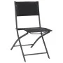 Sillas de jardín plegables 2 unidades acero y textileno de vidaXL, Sillas de jardín - Ref: Foro24-313082, Precio: 78,08 €, De...