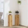 Soportes de plantas 2 uds madera roble artisian 17x17x60 cm de , Soportes para macetas - Ref: Foro24-852941, Precio: 49,48 €,...