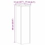 Soportes de plantas 2 uds madera roble artisian 17x17x60 cm de , Soportes para macetas - Ref: Foro24-852941, Precio: 41,04 €,...