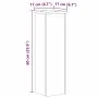 Soportes de plantas 2 uds madera roble artisian 17x17x60 cm de , Soportes para macetas - Ref: Foro24-852941, Precio: 49,48 €,...